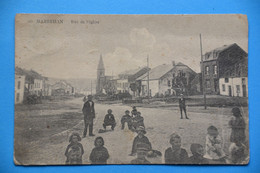 Marbehan 1923: Rue De L'église Très Animée - Habay