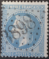 29B Obl GC 3898 Tain (25 Drôme ) Ind 3 ; Frappe Très Nette & TB Centrée - 1849-1876: Classic Period