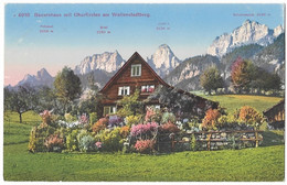 WALLENSTADTBERG: Bauernhaus, Blühender Garte ~1910 - Berg