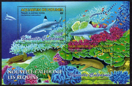 Nouvelle Calédonie B.F.  N° 35 XX Aquarium De Nouméa Faune : Poissons : Requins, Le Bloc Sans Charnière, TB - Blocks & Sheetlets