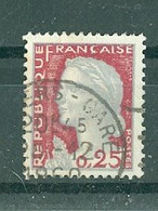 FRANCE - N° 1263 Oblitéré - Type Marianne De Decaris. Dentelé 14 X 13,5. - 1960 Marianne (Decaris)