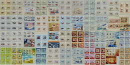 1,006 Diff. Mint Topical Miniature & Souvenir Sheets MNH Lot Composition WORLDWIDE Updated 2021 Collection Lot (**) - Vrac (min 1000 Timbres)