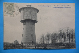 Berchem-Ste-Agathe 1900: Rue Verte Et Château D'eau Animée - Berchem-Ste-Agathe - St-Agatha-Berchem