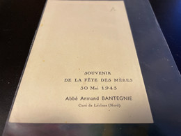 LECLUSE - Curé 1943 Armand Bantegnie - Religione & Esoterismo