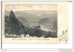 MUNSTER VUE DE LA VALLEE CPA 1902 BON ETAT - Munster