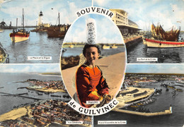 CPSM 29 SOUVENIR DE GUILVINEC MULTI VUES - Guilvinec