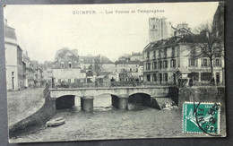 CPA 29 QUIMPER - RARE Vue - Les Postes Et Télégraphes - Edition Du Moka Leroux - Réf. B 229 - Quimper