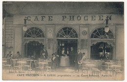 CPA - MARSEILLE (B Du R) - Café Phocéen - 10 Cours Belsunce (S.Louis Propriétaire) - Canebière, Stadtzentrum