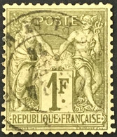 YT 72 Allégorique Paix Et Commerce SAGE 1876-78 (type I) 1f Bronze (côte 12 Euros) France – Amscol3 - 1876-1878 Sage (Type I)