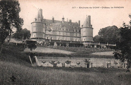 7639  Carte Environs De Vichy   Le Château De RANDAN   (scan Recto-verso) 03 Allier - Andere & Zonder Classificatie