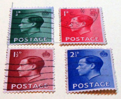 GB KING EDWARD VIII SG 457/460 FINE USED - Used Stamps