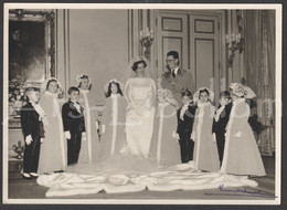 Large Photo / ROYALTY / België / Belgique / Mariage / Wedding / Roi Baudouin / Koning Boudewijn / Reine Fabiola / 1960 - Famous People