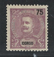Portugal Congo 1903 D. Carlos I 75R  Condition MNG  Mundifil #50 - Portuguese Congo