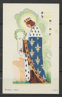 Image Pieuse Saint Louis Signée ( Gabriel ) LOIRE - Andachtsbilder