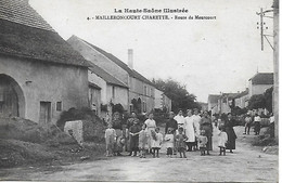70 - MAILLERONCOURT CHARETTE - Route De Meurcourt Très Animée Postée De Provenchères En 1918 Pour Meymac Correze T.B.E. - Other Municipalities
