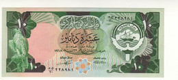 KUWAIT  10 Dinars  P15c  ( 1989 ) - Koeweit