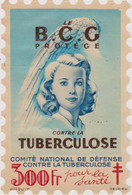Grande Vignette Timbre Erinnophilie   300 F Avec Sa Pochette D'origine Anti Tuberculeux Tuberculose Wilquin  8 X 12 Cm - Antituberculeux