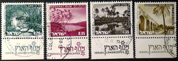 Israel - 1973 - Mi:IL 598x-601x   Yt:IL 532,534,535,537 O - Look Scan - Gebraucht (mit Tabs)