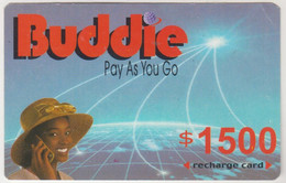 ZIMBABWE - Buddie Pay As You Go, Z$1 500, Exp.date  31/12/2004, Used - Zimbabwe
