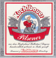 Etiquette De Bière Kuchlbauer Pilsener - Birra