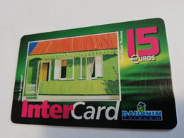 ST MARTIN / INTERCARD  15 EURO  CASE AGREMENT     NO 054   Fine Used Card    ** 6565 ** - Antillen (Frans)