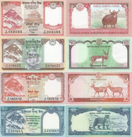 NEPAL 5 10 20 50 Rupees 2019 2020 P 76 77 78 79 UNC Set Of 4v - Népal