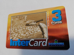 ST MARTIN / INTERCARD  3 EURO  FORT LOUIS MARIGOT          NO 090   Fine Used Card    ** 6576 ** - Antille (Francesi)