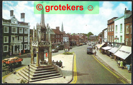 LEIGHTON BUZZARD The Cross And High Street Sent 1975 - Other & Unclassified