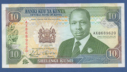 KENYA - P.24e – 10 Shilingi / Shillings 1999 VF/XF, Serie AX 8689620 - Kenya