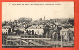 ZKF-04 Neufchâtel-en-Bray Quartiers De Fontaines Et St.-Jacques.   Non Circulé - Neufchâtel En Bray