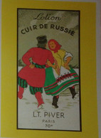 Petit Calendrier De Poche Parfumé 1986 Lotion Cuir De Russie L.T.Piver - - Tamaño Pequeño : 1981-90