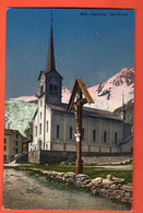 ZKF-33  Saas-Fee Die Kirche. Nicht Gelaufen. Soc. Graph. 1078 - Saas-Fee