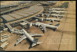 ROISSY EN France-AEROPORT CHARLES DE GAULLE AIR FRANCE AIRLINES Postcard - Roissy En France