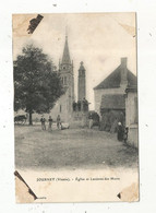 Cp, 86 , JOURNET ,église Et Lanterne Des Morts , écrite 1926 - Other & Unclassified