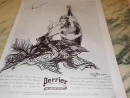 ANCIENNE PUBLICITE AMOUREUSE DE   PERRIER 1935 - Perrier
