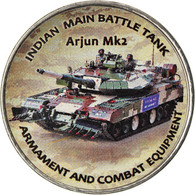 Monnaie, Zimbabwe, Shilling, 2019, Tanks - Arjun Mk2, SPL, Nickel Plated Steel - Zimbabwe