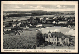 E7874 - Borlas OT Klingenberg - Gasthof Gaststätte Erbgericht - Landpost Landpoststempel Tharandt - Klingenberg (Sachsen)