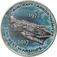 Monnaie, Zimbabwe, Shilling, 2017, Warship -  Aircraft Carrier Nimitz, SPL - Zimbabwe