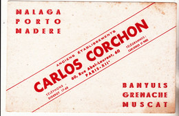 CARLOS CORCHON Paris Malaga Porto Madere Banyuls Grenache Muscat - Licores & Cervezas