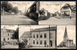 D2823 - Kändler Bei Limbach Oberfrohna - Schule Kirche - Verlag A. Rupf - Limbach-Oberfrohna