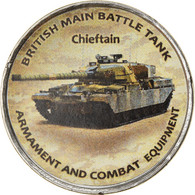 Monnaie, Zimbabwe, Shilling, 2020, Tanks - Chieftain, SPL, Nickel Plated Steel - Zimbabwe