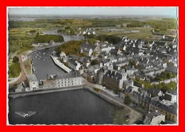 CPSM/gf (29) PONT-L'ABBE.  Le Château Sur L'étang Et Vue Générale...N123 - Pont L'Abbe