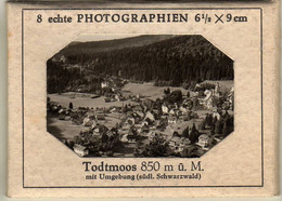 TODMOOS 850M ü M. Mit Umgebung    8 Echte PHOTOGRAPHIEN 6 1/2 X 9cm - Todtmoos