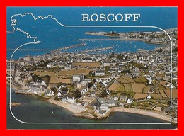 CPSM/gf Et P (29) ROSCOFF.  Vue Générale / Eglise De Notre-Dame De Croas-Batz...N124 - Pont L'Abbe