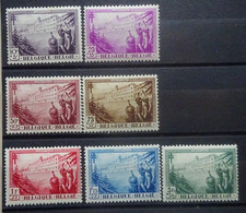 BELGIE  1932    Nr. 356 - 362    Licht Spoor Van Scharnier *   CW 130,00 - Used Stamps