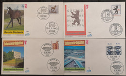 Berlin 1988 - FDC Komplete - 1981-1990