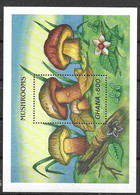 Ghana Mushroom Sheet 1989 6,5 Euros Mnh ** - Ghana (1957-...)