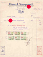 LIEGE PAUL NAGANT 1933 Publicité - Imprimerie & Papeterie
