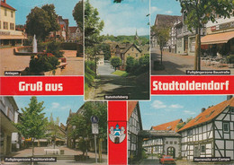 D-37627 Stadtoldendorf - Alte Ansichten - Fußgängerzone - Straßenansichten - Car - Nice Stamp - Holzminden
