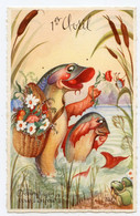 1er Avril.poissons,Pisces.fish.grenouille.frog.insectes,coccinelle - Pescados Y Crustáceos